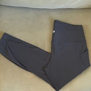 Lululemon Align 25” High-Rise Black Leggings with Side Pockets
